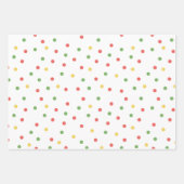 Leuke Santa Elf Stripes Winter Berry Kerstmis Inpakpapier Vel (Voorkant 3)