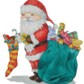 leuke santa met kinder t-shirt voor kerstmis