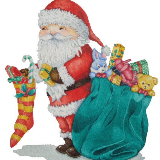 leuke santa met kinder t-shirt voor kerstmis