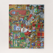 Leuke Santa's Workshop Legpuzzel (Verticaal)