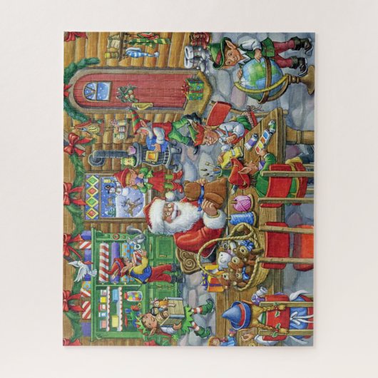 Leuke Santa's Workshop Legpuzzel (Verticaal)