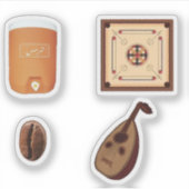 Leuke Saoedische stickers (Voorkant)