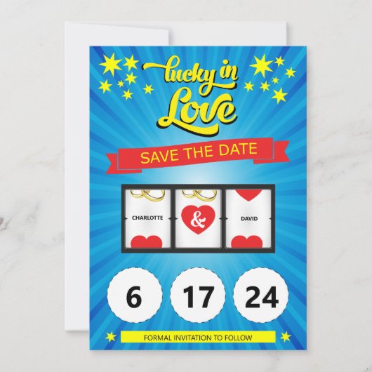 Leuke Save the Date Trouw Aankondiging (Voorkant)