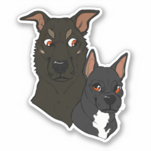 Leuke schattige Dog Sticker