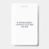 Leuke Schattige gekleurde potloden School Teacher  Badge (Back)