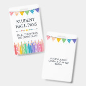 Leuke Schattige gekleurde potloden Student Hall Pa Badge (Front & Back)