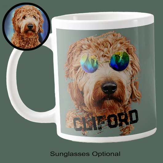 Leuke Schattigee Goldendoodle of uw hond papa Love Extra Grote Beker