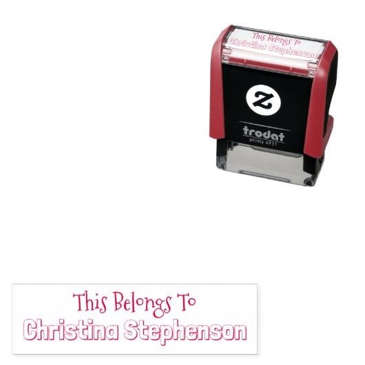 Leuke Schets Kinder Leraar Classroom Custom School Zelfinktende Stempel (In situ)