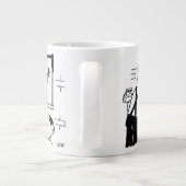 Leuke schilder en decorateur extra grote beker (Achterkant)