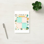 Leuke school kind groen Sinaasappel te doen lijst Post-it® Notes (Kantoor)