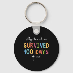 Leuke schooljongens meisjes Kinder cadeau 100 dage Sleutelhanger