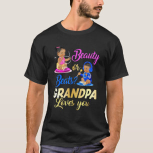 Leuke schoonheid of Beat Opa Loves You Gender Reve T-shirt