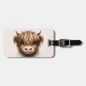 Leuke Schotse Hooglanden Koe Bagagelabel (Voorkant horizontaal)