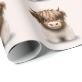 Leuke Schotse Hooglanden Koe Cadeaupapier (Rol Hoek)