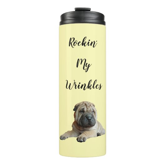 Leuke Shar Pei Tumbler Thermosbeker (Voorkant)