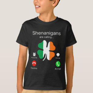 Leuke Shenanigans noemen St Patricks Day Iers T-shirt