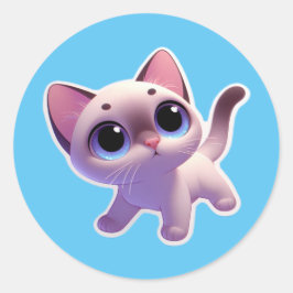 Leuke Siamese kat sticker