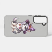 Leuke Siberische Husky Dog in Heks Pet Samsung Galaxy Hoesje (Achterkant horizontaal)