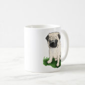 Leuke Sitting Pug Mok (Voorkant rechts)