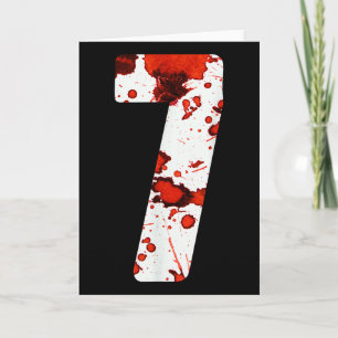 Leuke Six Seven 6 7 Meme-ontwerp koppels Halloween Kaart