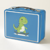 Leuke skateboarden dinosaurus (Achterkant)