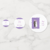 Leuke skelet thema Halloween bruiloft confetti (Achterkanten)