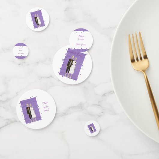 Leuke skelet thema Halloween bruiloft confetti (Groep)