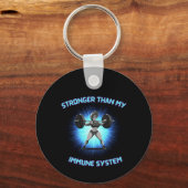 leuke sleutelhanger, mensen met de ziekte van Grav Sleutelhanger (Voorkant)