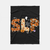 Leuke Slp Halloween Kostuum Pompoen Herfst Skelet Fleece Deken (Voorkant)