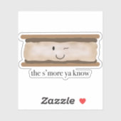 Leuke S'more Campfire Sticker (Vel)