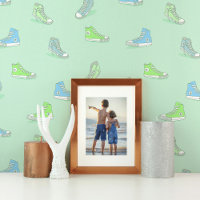 Leuke Sneakers Green Blue Aqua Kinder