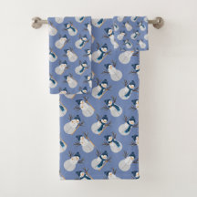 Leuke Sneeuwman met de Kleur van Beanie - van