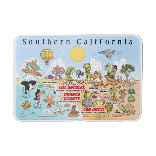 Leuke SoCal badmat (Voorkant)