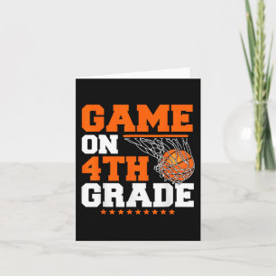 Leuke Spelen op Vierde Grade Basketbal Eerste Dag Kaart