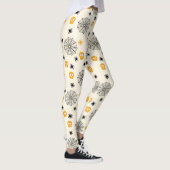 Leuke Spinnen Web Skulls Halloween Kostuum Party Leggings (Rechts)