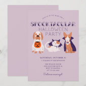 Leuke Spooktacular Costume Huisdieren Halloween Pa Kaart (Voorkant / Achterkant)