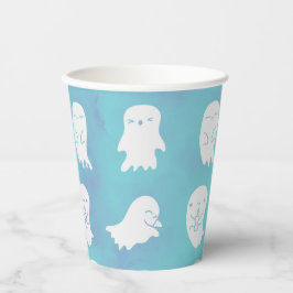 Leuke Spooky Ghost Halloween Paper Cups Papieren Bekers