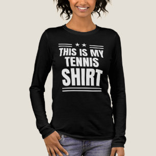 Leuke sportquote Dit is mijn Tennishirt Tri-Blend Shirt