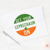 Leuke St. Patrick's Day Ronde Sticker (Envelop)