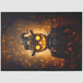 Leuke Steampunk Halloween Pompoen Man F1R Decoupag Tissuepapier (Voorkant)