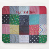 Leuke  stijl stof kleurrijke patchwork muismat (Voorkant)
