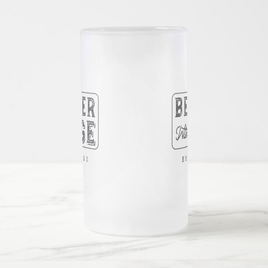 Leuke stijlvolle  verjaardag jaar beter met de lee matglas bierpul (Center)