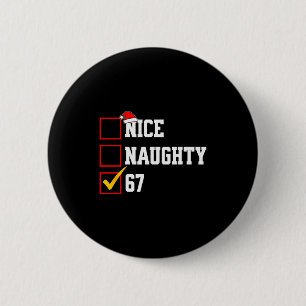 Leuke Stoute 67 Kerstmis Zes Zeven Kerst Costume M Ronde Button 5,7 Cm