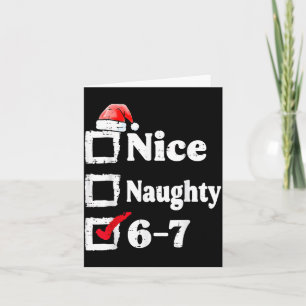 Leuke Stoute 6 7 Meme 67 Kerstmis Zes Zeven Xmas Kaart