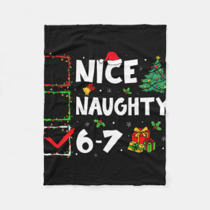 Leuke Stoute 6 7 Meme 6 7 Kerstmis Zes Zeven Kerst Fleece Deken