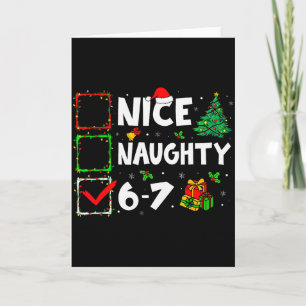 Leuke Stoute 6 7 Meme 6 7 Kerstmis Zes Zeven Xmas Kaart