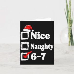 Leuke Stoute 6 7 Meme Grappig Kerstmis Zes Zeven X Kaart