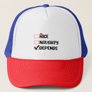Leuke Stoute Afhankelijk van Sinterklaas Kerstlijs Trucker Pet
