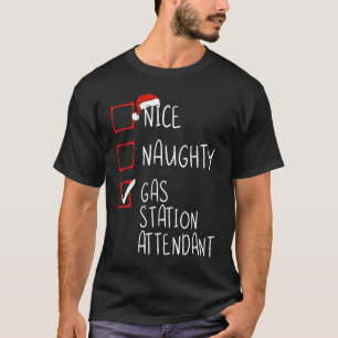 Leuke Stoute Benzinepomp Medewerker Lijst Arbeider T-shirt