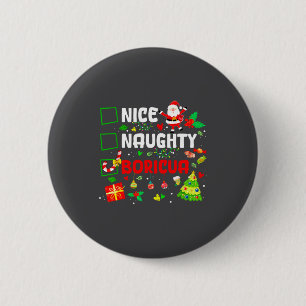Leuke Stoute Boricua Puerto Rico Vrouwen Kerstmis Ronde Button 5,7 Cm